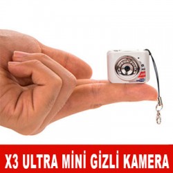 X3 Ultra Mini HD Gizli Kamera